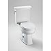 Promenade Eco 1.28 GPF Elongated 2 Piece Toilet Toilet Finish: Cotton
