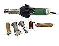 1600W Digitally Controlled Heating Gun Plastic Welding Gun PVC TPO Roofing Welding Hot Air Gun Plastic Flooring Welding Gun (With Roofing kit)