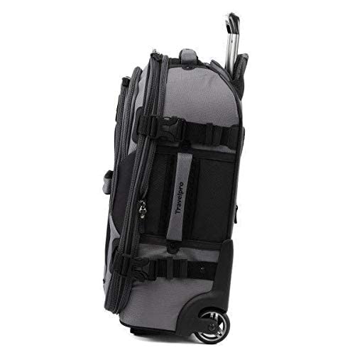 Image of Travelpro Unisex-Adult Bold Softside Expandable Rollaboard Upright Luggage (Grey /Black, 2-Piece Set (22 /28))