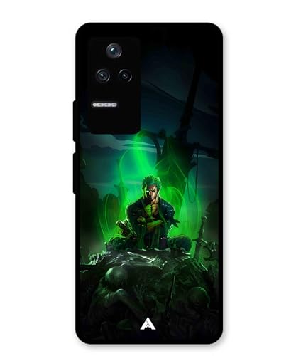 Image of Premium Anime 1 Case for Poco F4 (Glossy Finish) Soft-Touch Metal TPU Back Cover, Shockproof, Designer, Aesthetic Mobile Phone Case