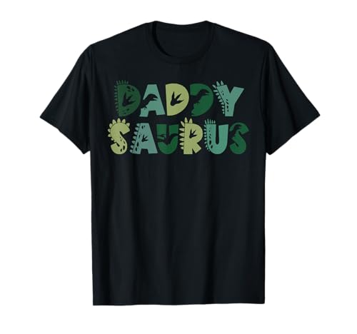 Daddy Saurus Matching Family Birthday Dinosaur Three Rex T-Shirt