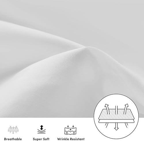 Image of Toddler Pillowcase 13 inchx18 inch - 100% Egyptian Cotton Travel Pillow Cases for Kids Boy & Girls 500 Thread Count Nursery Pillow Covers Pack of 1 Piece Smart Envelope Closure 13x18 Inches White