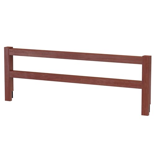 Image of CC KITS Safety Guard Rail for Baby, Kids, and Children - Solid Wood Safety Bed Rail for Toddlers - Easy Installation - Premium Protection for Bunk, Twin, Full, Queen and King Size Beds - (Cherry)