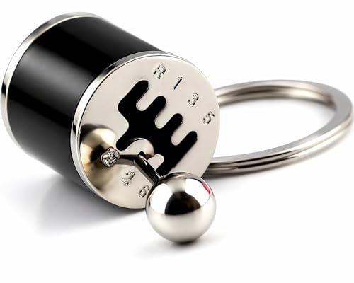 Image of Gearbox Keychain, Six Speed Manual Transmission Stick Shift Keyring, Auto Part Creative Fidget Toy, Car Shifter Gear Keyfob Automotive Key Chain Ring, Decoration Accessories (Multicolor)