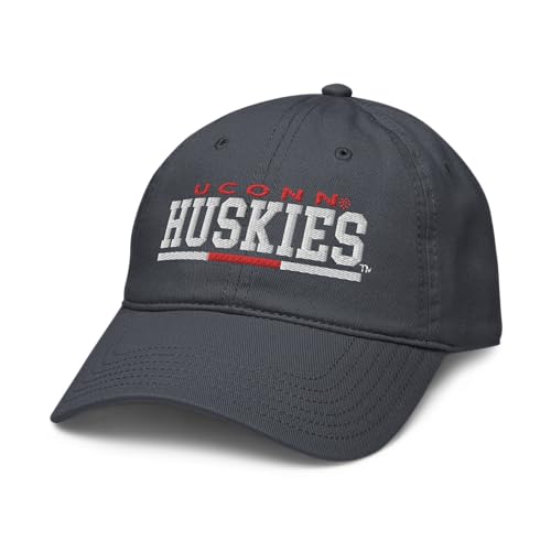 Gorra de béisbol ajustable oficial Connecticut Huskies Varsity azul marino