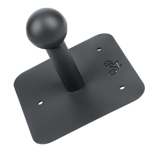 SROCHN Wandhalterung Fahrradträger, Kugelkopf Fahrrad-Heckträger Wandhalterung mit Schrauben und Kunststoff-Spreizdübel (Grau)