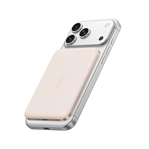 Anker Nano Powerbank, Ultraschlanke 5000mAh Magnet-Powerbank, Qi2-zertifiziert, 15W Max ultraschnelles Laden, MagSafe-kompatibel, tragbares Ladegerät, Ergonomisches Design, Für iPhone 17/16/15/14/13