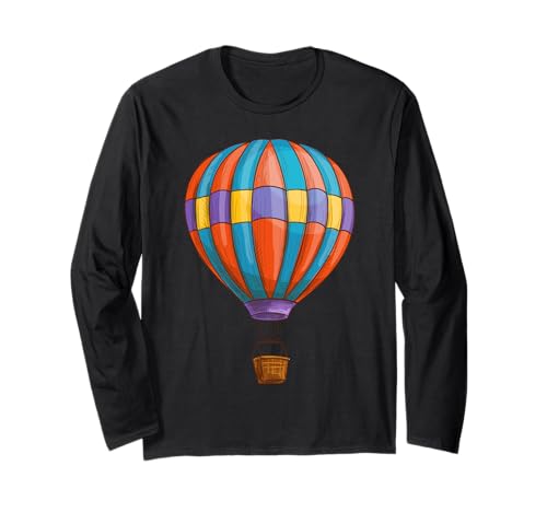 Divertida camiseta de globo para niños, hombres y mujeres Manga Larga