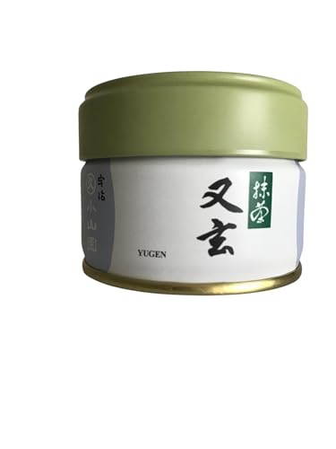 Yugen Matcha – Ceremonial Grade, Stone-Ground 20g Can – Premium Japanese Green Tea from Uji Kyoto for Usucha, Lattes, or Gifting