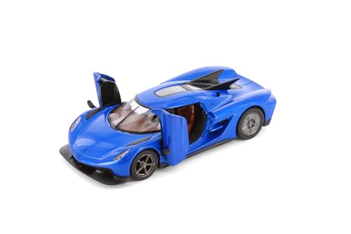 Modelo Escala 1:36 Konigseg Jesko Absolut Azul