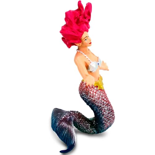 Safari Ltd. Pink-haired Mermaid - 4.75\" Mythical Figure - Fantasy Toy for Boys, Girls, and Kids Ages 3+