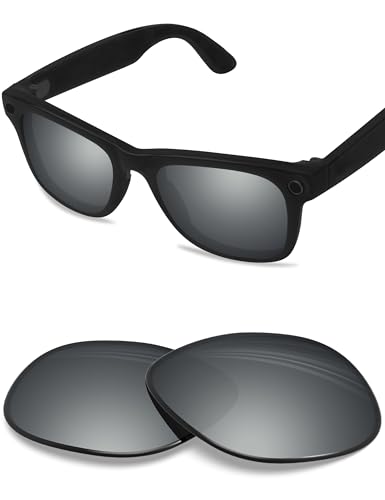Image of BLAZERBUCK Photochromic Replacement Lenses Compatible with Ray-Ban Meta Wayfarer RW4008 | RW4012 (Gen 2) 53mm Smart Glasses