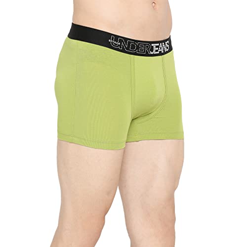 Image of Underjeans Men's Cotton Blend Regular Fit Trunk