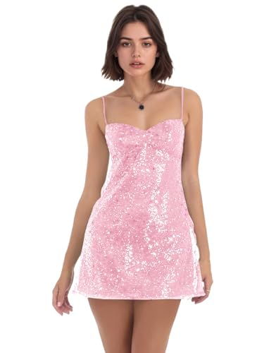 UZN Short Sequin Homecoming Dress 2025 for Teens HOCO Dresses Sparkly Backless Cocktail Party Gowns