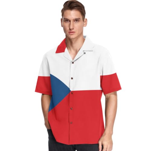 Chemise hawaïenne homme République tchèque manches courtes GuoChe