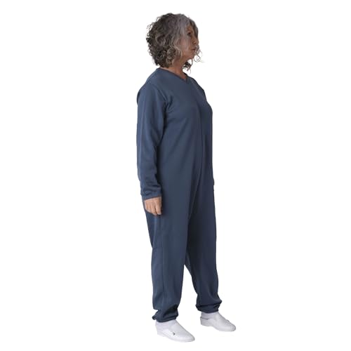 Pyjama sanitaire anti-acarien vêtement Alzheimer indéchirable taille XL - 4