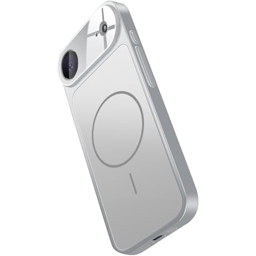 Coque iPhone 17 Air avec texture mate et protecteur d'objectif argent
