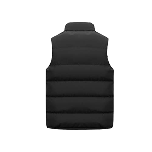 Chaleco para otoño e invierno cálido con cuello alto y cremallera 5