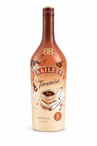 Baileys Tiramisú, Licor de Crema Irlandesa, 1 Litro, 17% Vol, Sabor Tiramisú