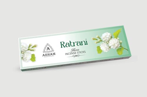Image of Ratrani fluxo (Flora Agarbatti) Masala Incense Sticks Pack of 120 Sticks, 225 GMS.