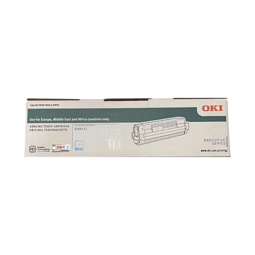 OKI 46443119 cartuccia toner 1 pz Originale Ciano (TONER-C-ES8433)