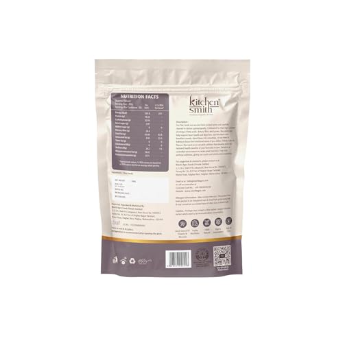 Image of KitchenSmith Flax Seeds - Pack of 2 (200gm Each) | A Nutrient-Dense Superfood For Boosting Energy | Skin Health & Weight Management | Boost Digestion | Supercharge Your Wellness With Natural Fiber