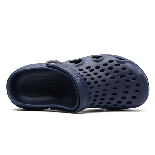 Image of SECHRITE Clogs for Men Garden Shoes Water Sandals Mens Mules and Clogs Shower Slippers Waterproof Summer Slides