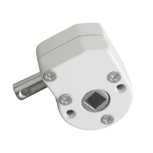 1 Arganello universale per tende da sole a bracci estensibili meccanismo ingranaggi argano manuale ricambio tenda terrazzo caravan campeggio (bianco, Nessuna fibbia di connessione 1pc)