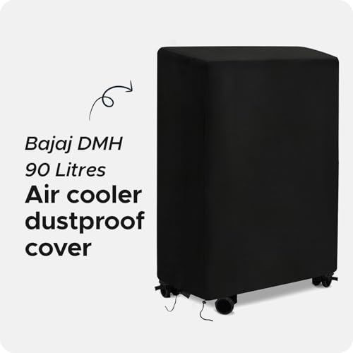 Image of Air Cooler Cover | Bajaj DMH 90 Neo 90L Litre Cooler Cover | Polyster | Black (90 ltr)