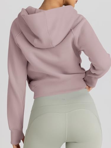 Image of Trendy Queen Womens Zip Up Hoodies Cropped Jackets Fall Clothes 2026