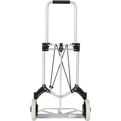 Carretilla plegable de mano de aluminio con ruedas de poliuretano miniatura 5