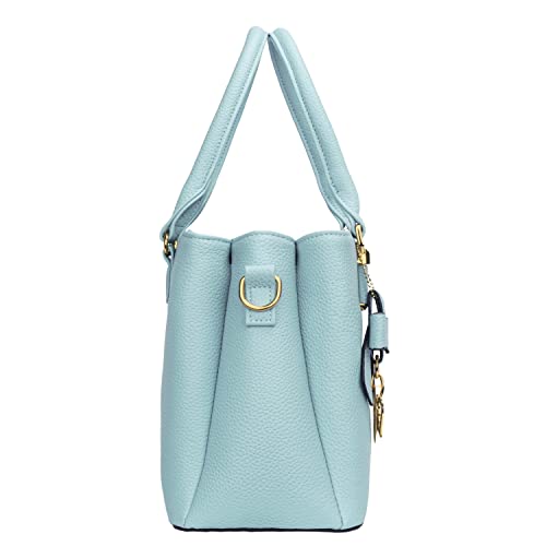 kkxiu 3 zippered compartments purses and handbags for women top handle satchel shoulder ladies bags