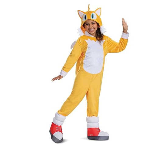 Disfraz Sonic 2 Tails para niños talla 7/8 miniatura 5