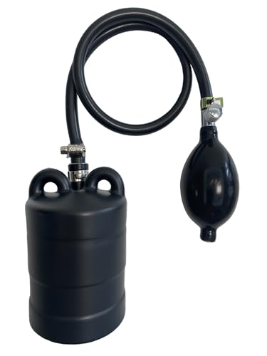 Image of DILIGUALA Inflatable Pipe Plug Balloon for Sealing and Testing of Sewer Pipes, Plumbing Pressure Bladder with Air Pump - Plumbing Test Ball for Sewer Test, Water Shut Off (3 Inch P)
