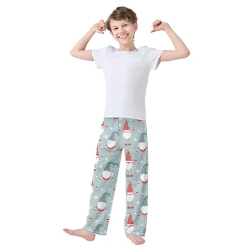 Boys' Pants Gnome Christmas Xmas Funny Long Bottoms Jogger Pants Elastic Waist Trousers with Pockets S-XL2