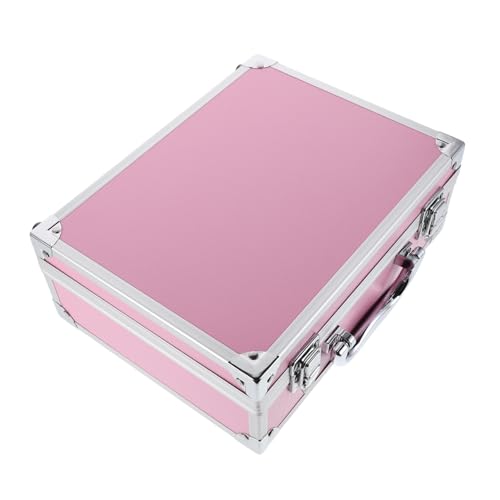 Outanaya Aluminum Alloy Makeup Box Large Capacity Tool Organizer Multipurpose Storage Case For Cosmetics Medical Supplies Jewelry Portable And Handheld Carry Case