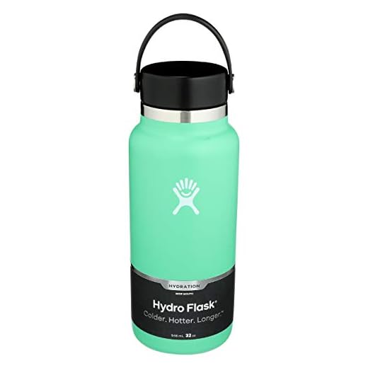 Hydro Flask Stainless Steel & Vacuum Insulated - Wide Mouth 2.0 w/ Leak-Proof Flex Cap - 32 oz