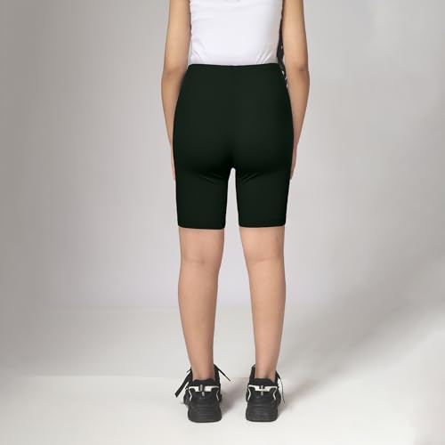 Image of KYDA KIDS Anti Bacterial Under Skirt Shorts for Girls - Under Dress Uniform Shorts & Stretchable Shorties Tights for Girls