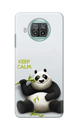 Image of PRINTFIDAA� Printed Hard Back Cover Case for Xiaomi Mi 10i 5G Back Cover (Cartoon Panda) -2808