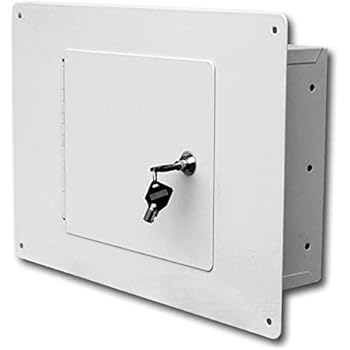 Stash Safe Homak First Watch Between The Studs High Security Steel Wall Safe, White