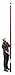 Vestil FJB-150 Basement Floor Jack 150 In. Maximum Height 2,588 Lb. Capacity Red
