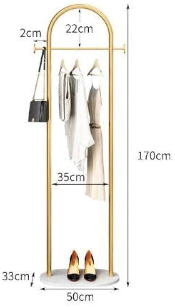 Amazon｜【MERUS】ハンガーラック 大理石 ゴールド コッパー