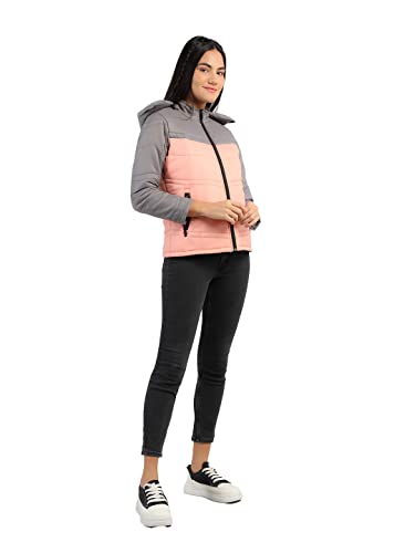 Image of CHKOKKO Women's Winter Quilted Jacket BabyPeach XL
