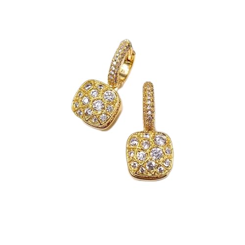 Boucles d'oreilles cristal légères anti-allergie pour lobes sensibles femme