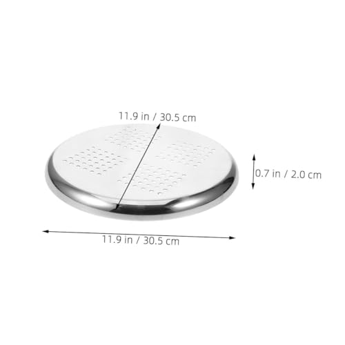 Siège Rond de Bar en Acier Inoxydable aux Bords Poncés Lisses - 3