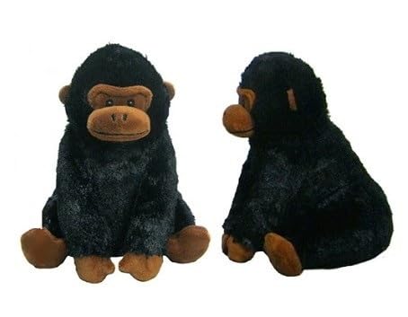 stuffed animal　ぬいぐるみ　ゴリラ　16cm　ブラック　BK Amazon.co.jp: アミューズ くったりゴリラST (ダークブラック