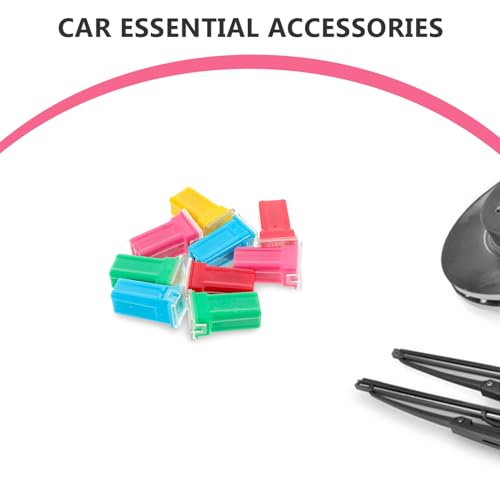 Mikinona 10 piezas Kit de Fusibles para Autos, Bloques de Fusibles para Vehículos RV, Camión y SUV con Patas Largas para Circuitos Eléctricos miniatura 3