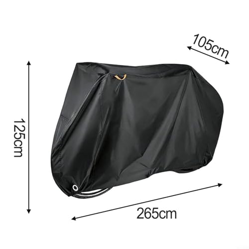 Funda impermeable para bicicleta que evita la oxidación exterior con tela Oxford 8