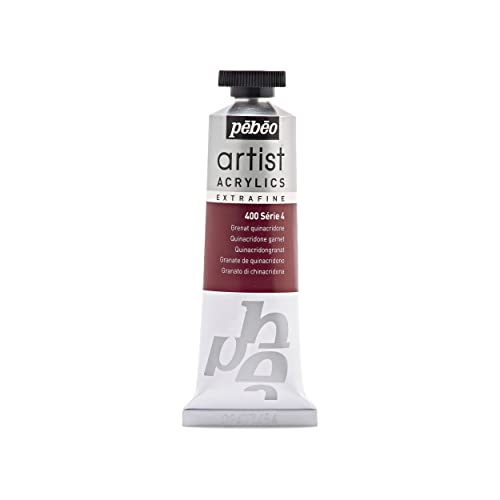 PEBEO 37 ml Artist Acrylics, Quinacridone Garent Purple