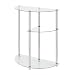 Convenience Concepts Designs2Go 3-Tier Glass Display Entryway Table, Glass